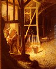 The Barn Door by Sir George Clausen
